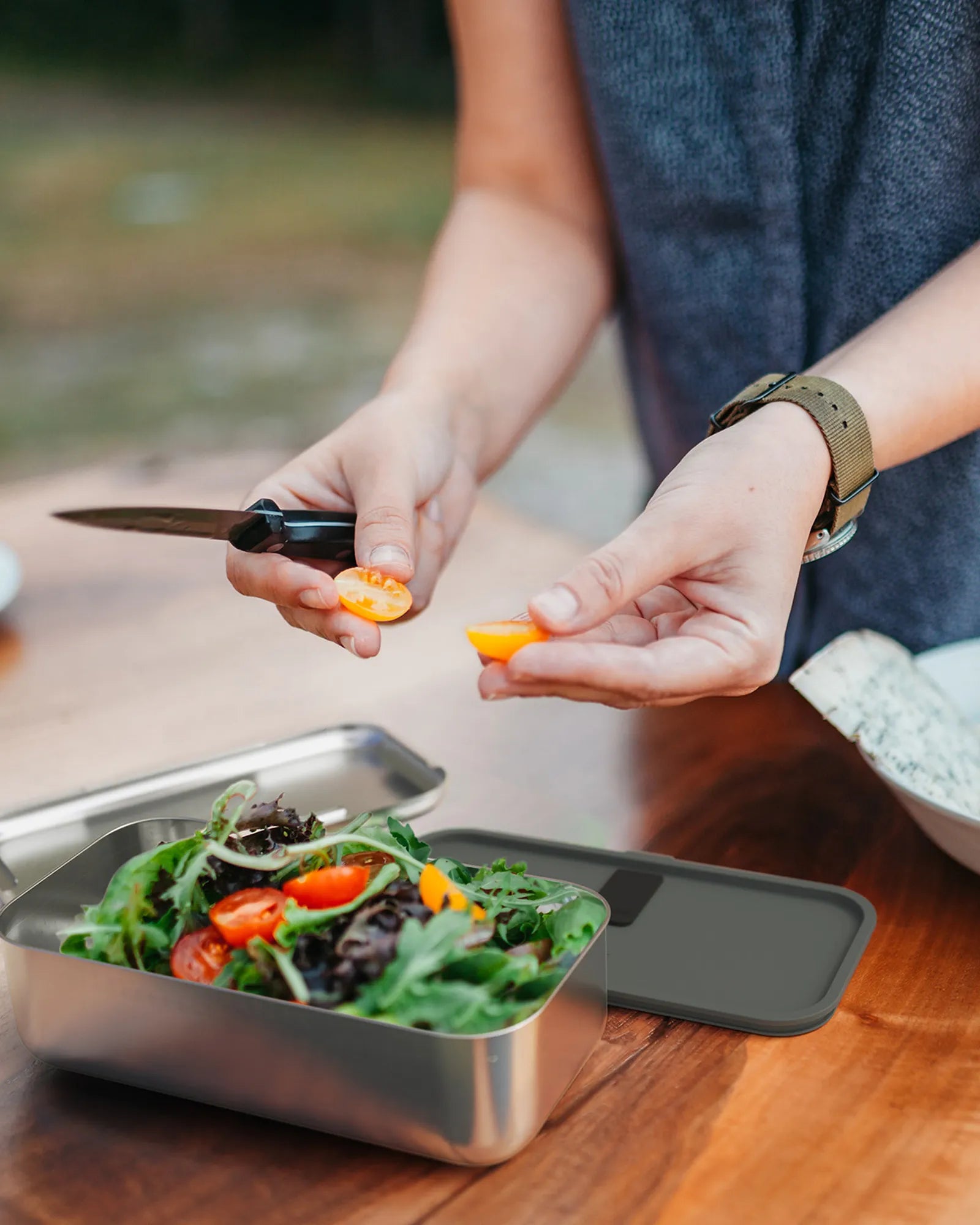 Custom stainless steel lunch box Monbento MB Sense - 4