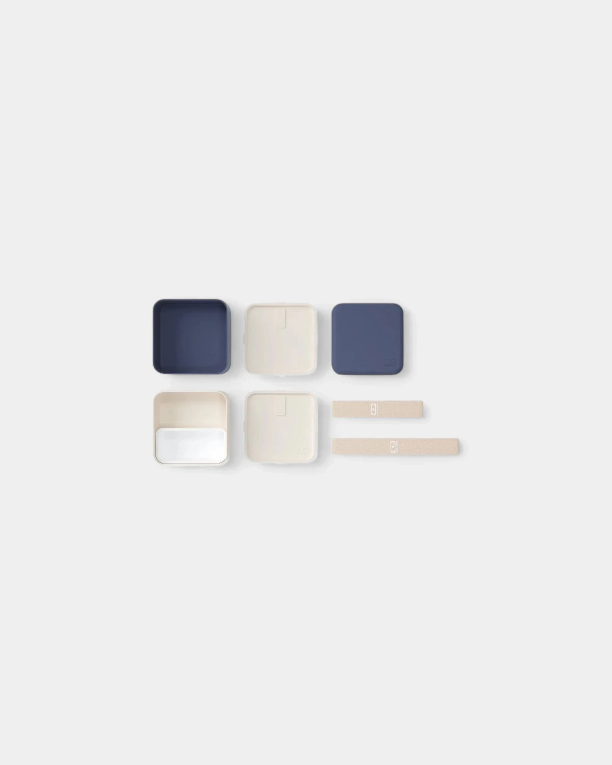 Customizable square lunchbox made in France