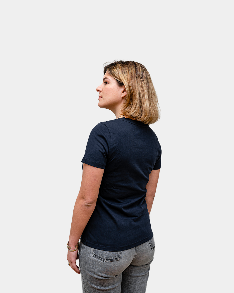 Women's V-Neck T-Shirt Made in France to Personalize