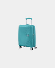 Custom polypropylene suitcase American Tourister SoundBox - Turquoise