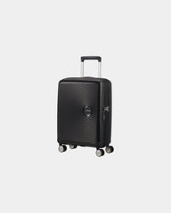 Custom polypropylene suitcase American Tourister SoundBox - Black