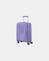 Custom expandable suitcase American Tourister SoundBox - Lilac