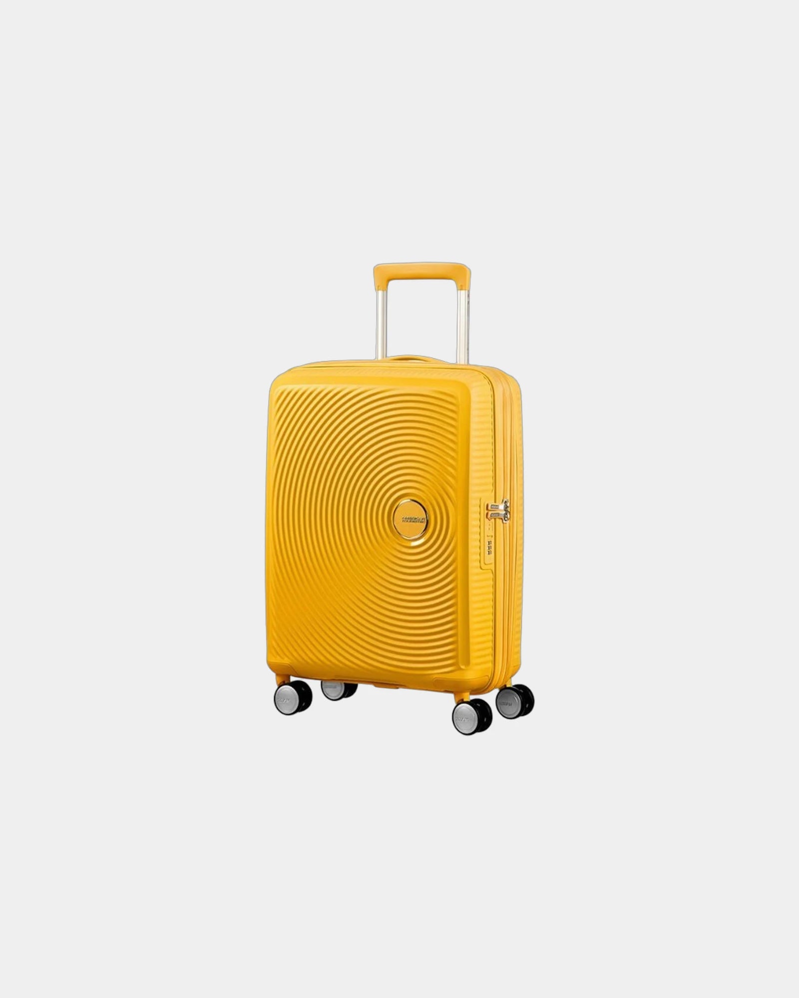 Custom expandable suitcase American Tourister SoundBox - Yellow
