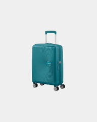 Custom expandable suitcase American Tourister SoundBox - Petrol Blue
