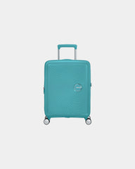 Custom expandable suitcase American Tourister SoundBox - Turquoise