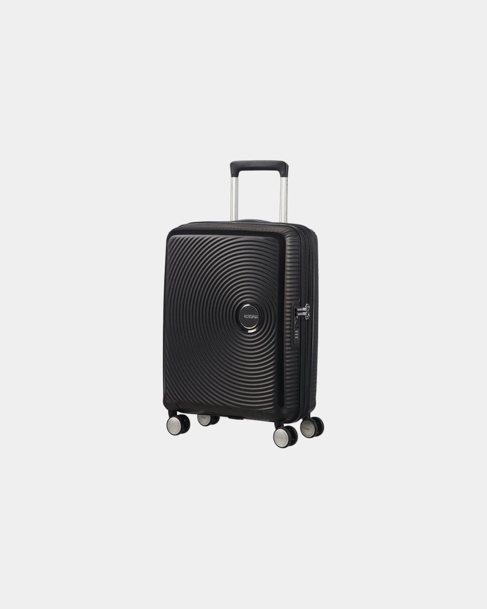 Custom polypropylene suitcase American Tourister SoundBox - Black