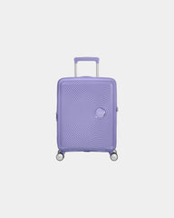 Custom polypropylene suitcase American Tourister SoundBox - Lilac