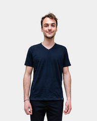 Men's V-Neck T-Shirt Made in France to Personalize