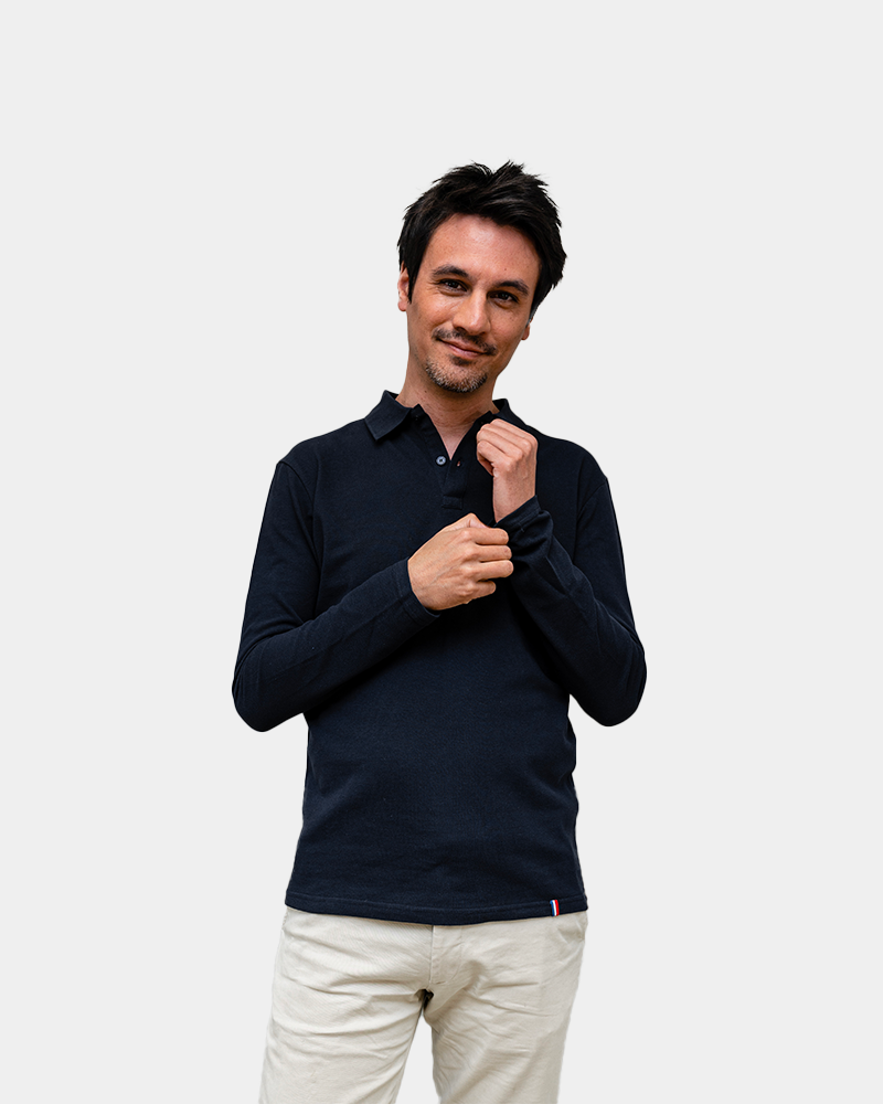Men's Long Sleeve Polo to Personalize