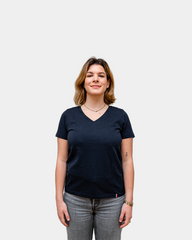 Women's V-Neck T-Shirt Made in France to Personalize