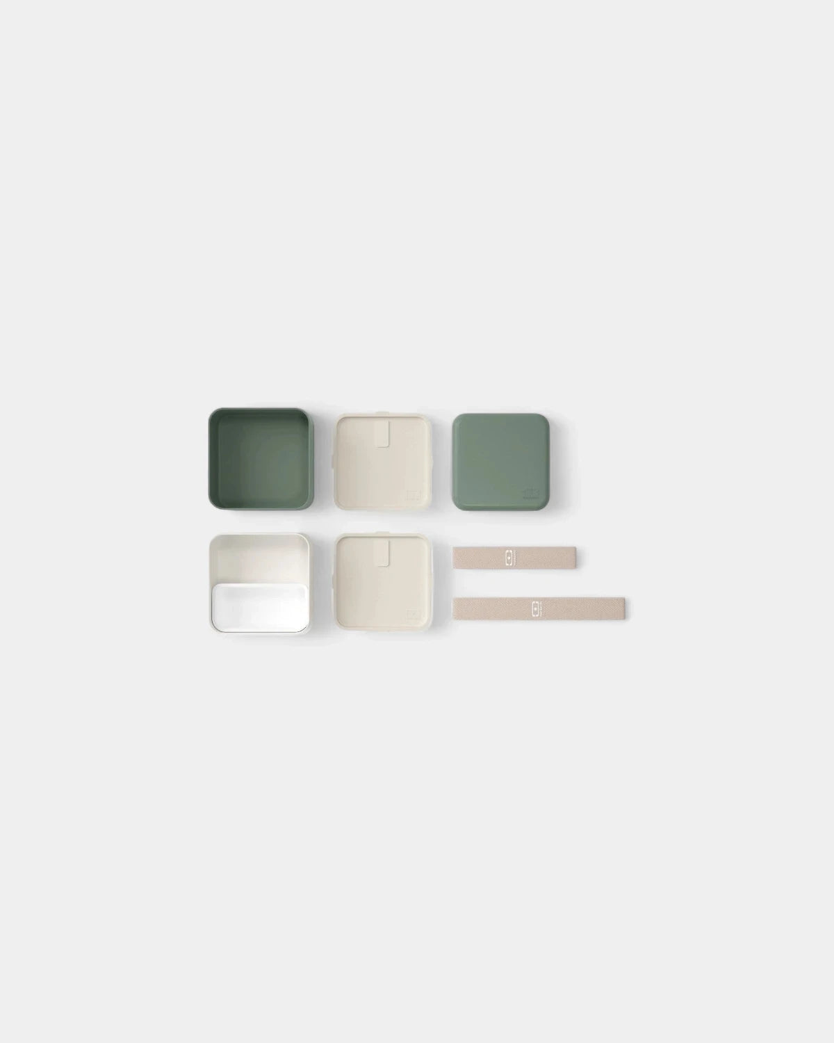 Customizable square lunchbox made in France