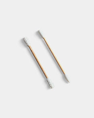 Customizable Reusable Cotton Swab and Beauty Applicator Duo