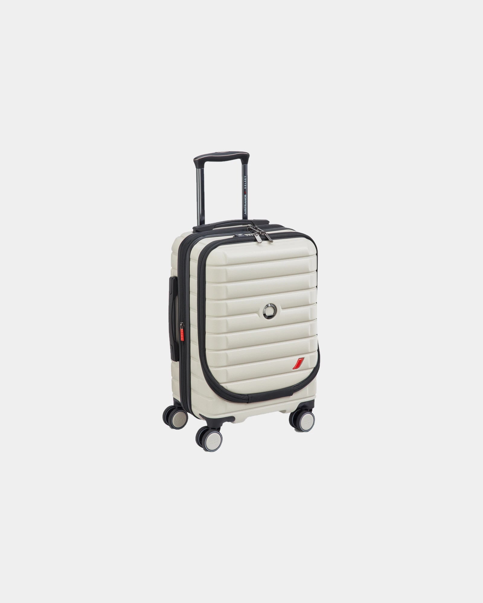 Promotional polycarbonate luggage 55 cm travel bag - Ivory