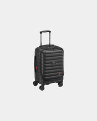 Promotional polycarbonate luggage 55 cm travel bag - Black