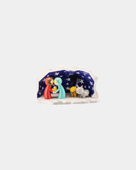 Custom porcelain nativity set Alessi Happy Eternity Baby - Multicolor
