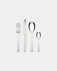 Custom stainless steel Asta cutlery set Alessi - Silver