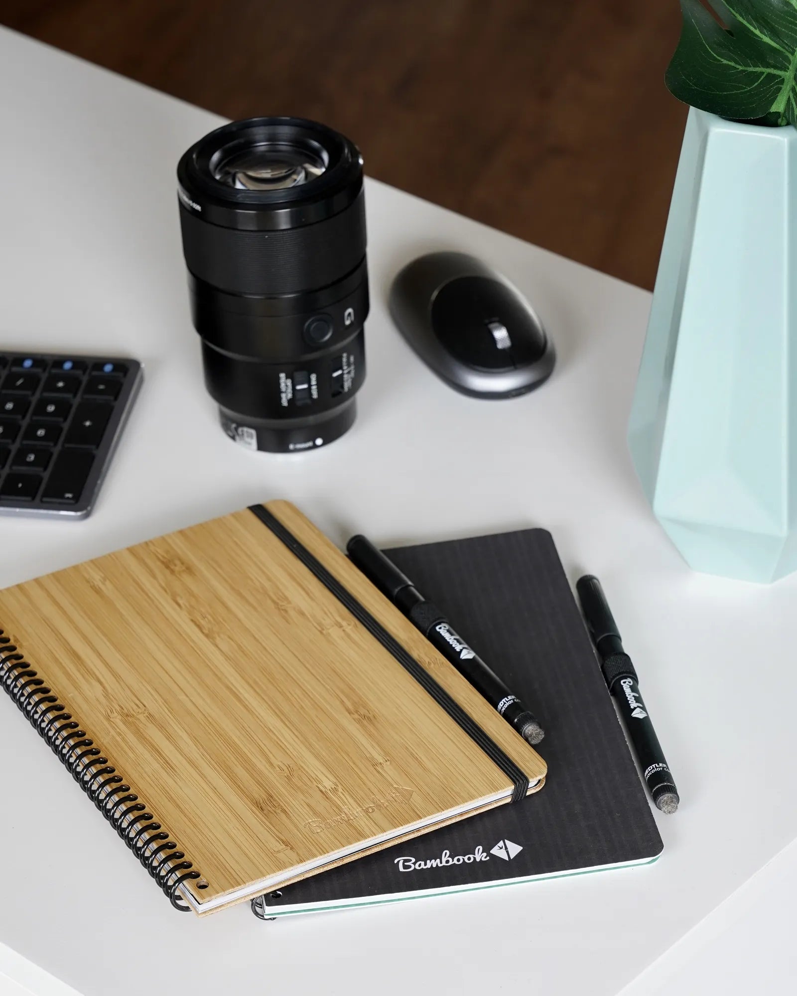Cahier en marc de café recyclé Bambook A5 à personnaliser - 4
