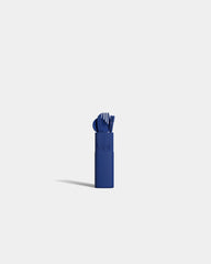 Promotional eco-friendly cutlery kit BINI - Midnight Blue