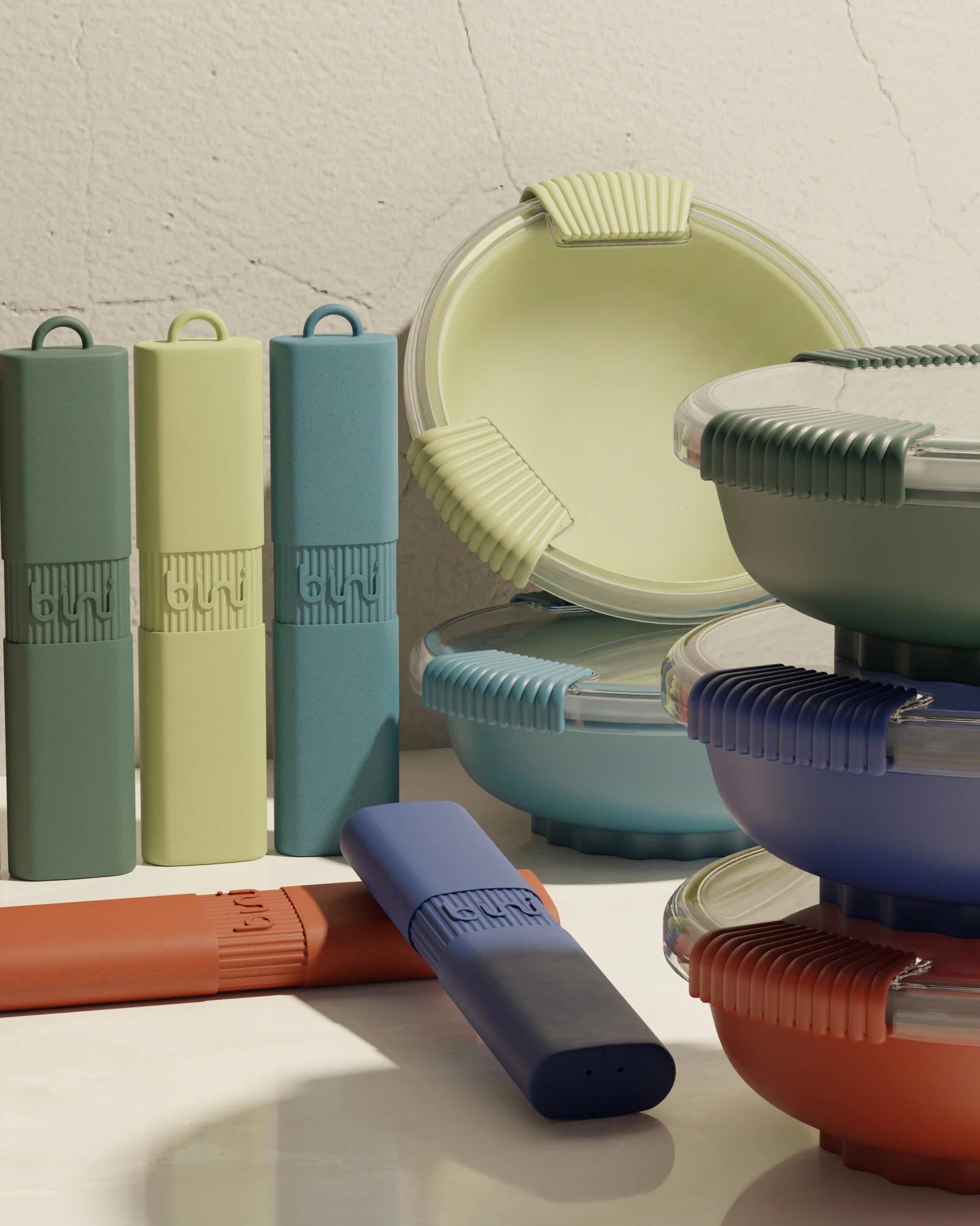 Promotional eco-friendly cutlery kit BINI - 80