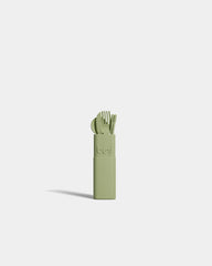 Kit de couverts bio-composite à personnaliser - Vert Olive