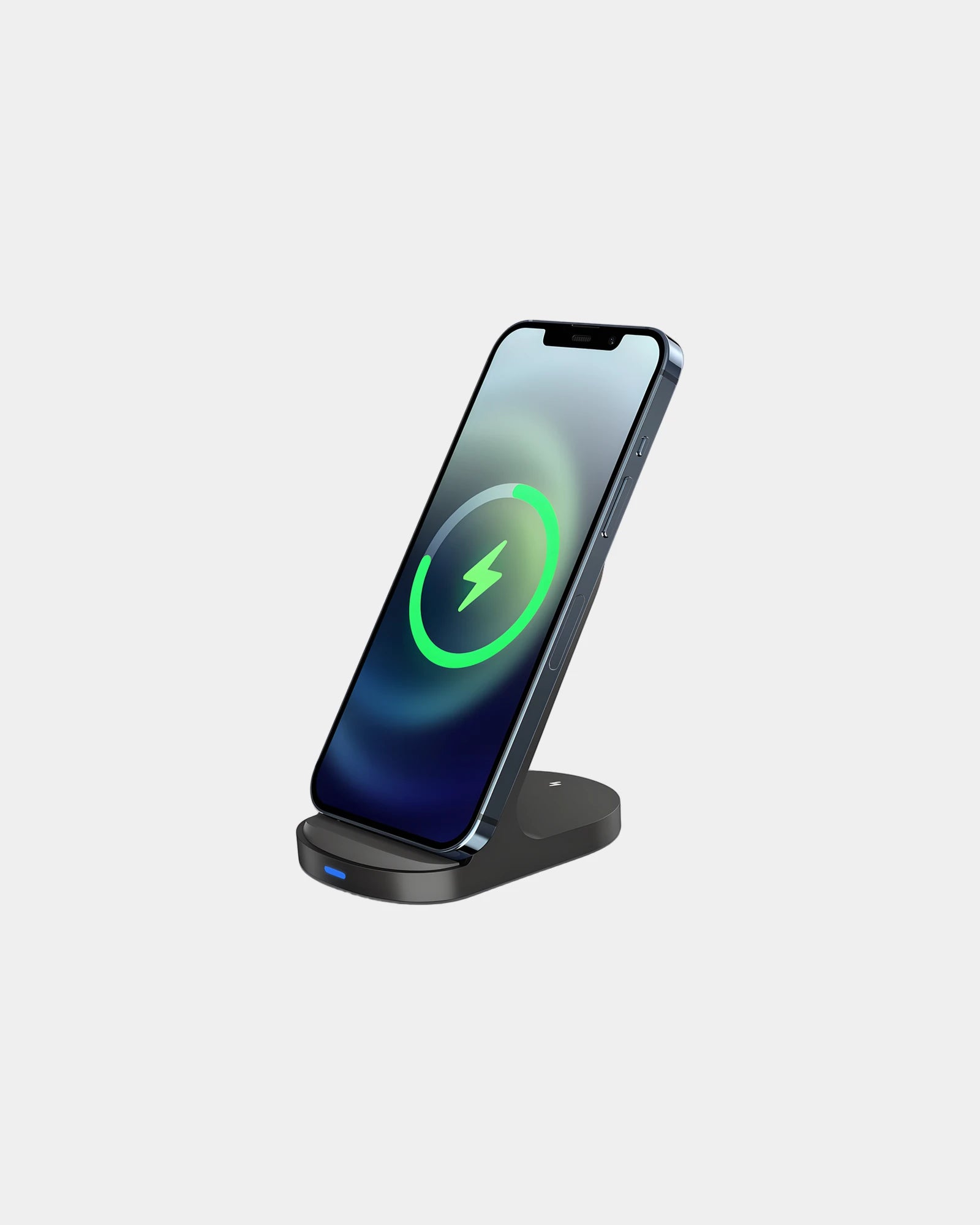 Custom recycled ABS wireless charger Blaupunkt support - Black