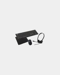 Custom black Blaupunkt connected remote work set - Black