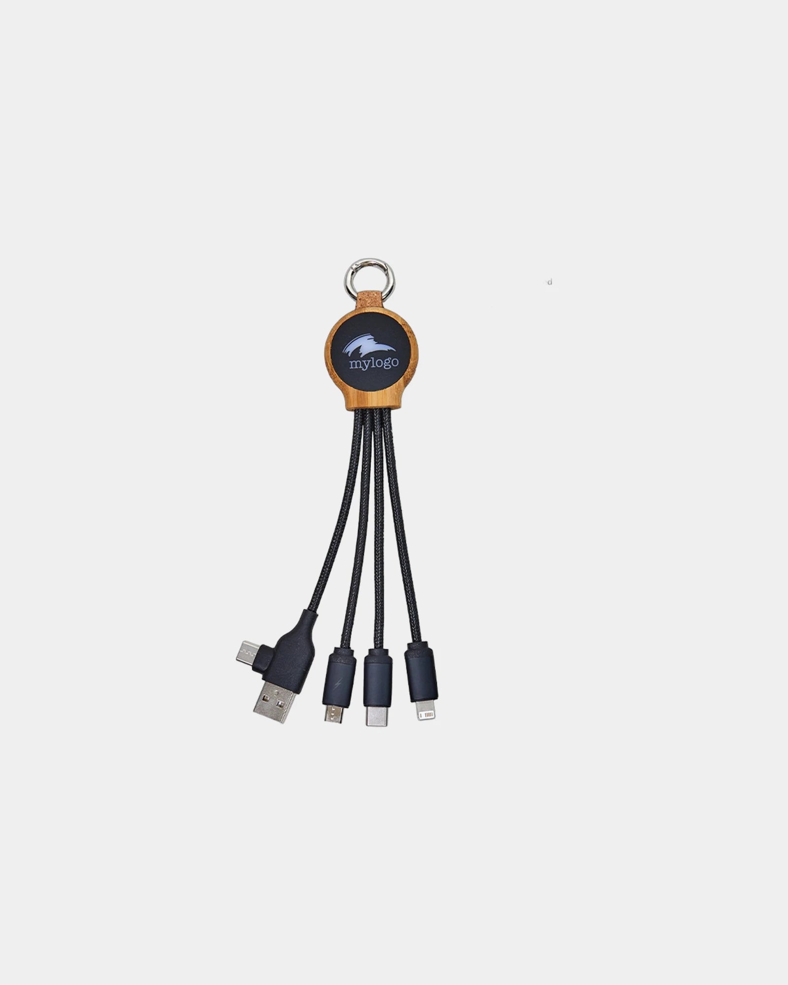 Custom recycled 5-in-1 keychain cable Bluetech - 4