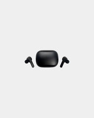 Custom promotional recycled ABS Bluetooth earbuds Bluetech - Black