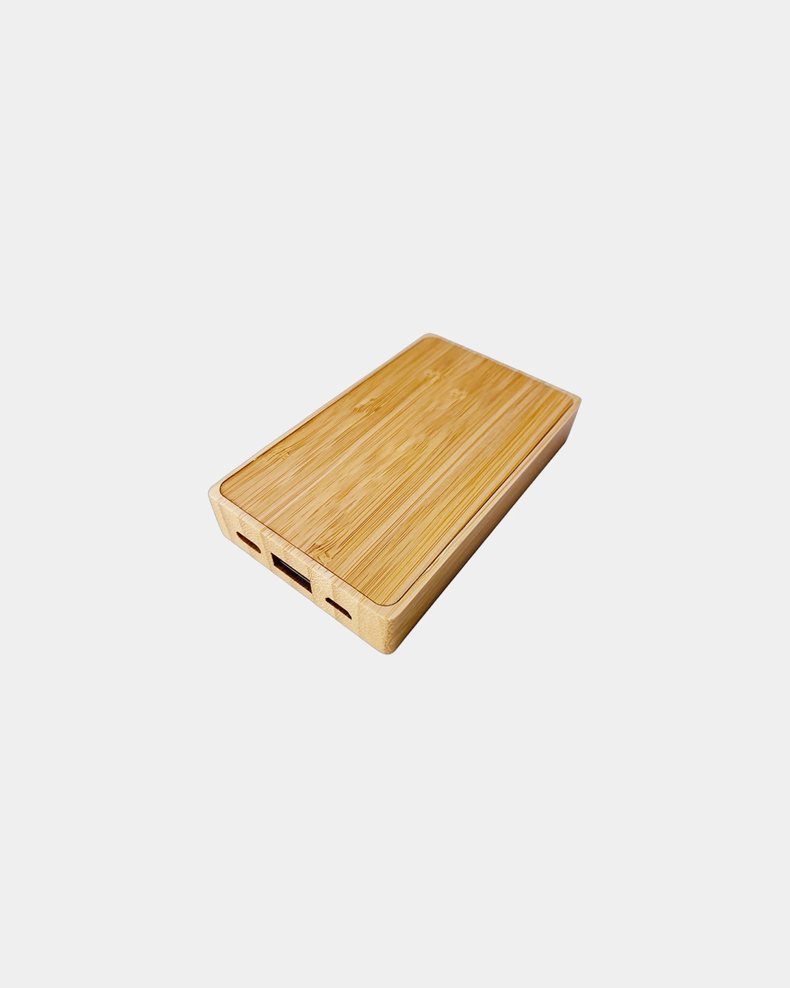 Custom bamboo FSC 5000mAh solar power bank Bluetech - 4
