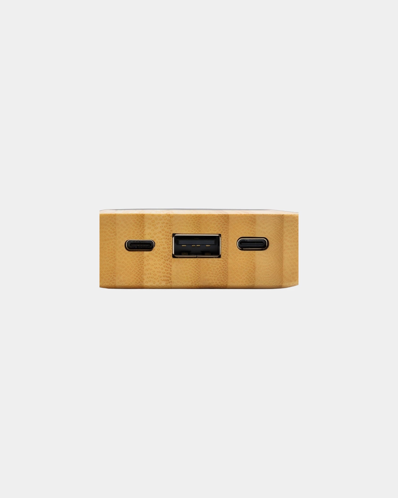 Custom bamboo FSC 5000mAh solar power bank Bluetech - 3
