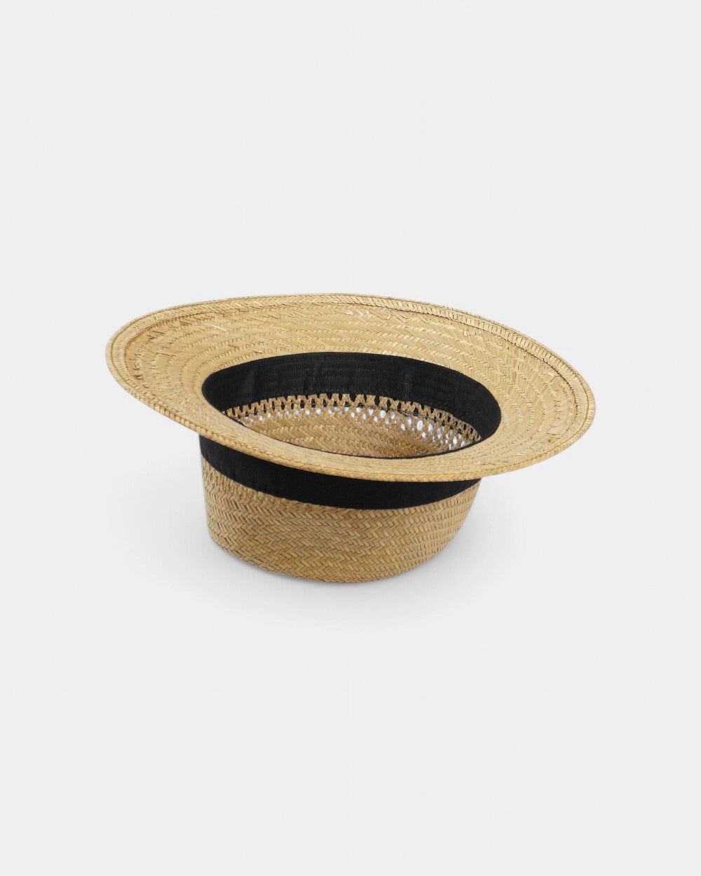 Customizable Golden Straw Panama Hat