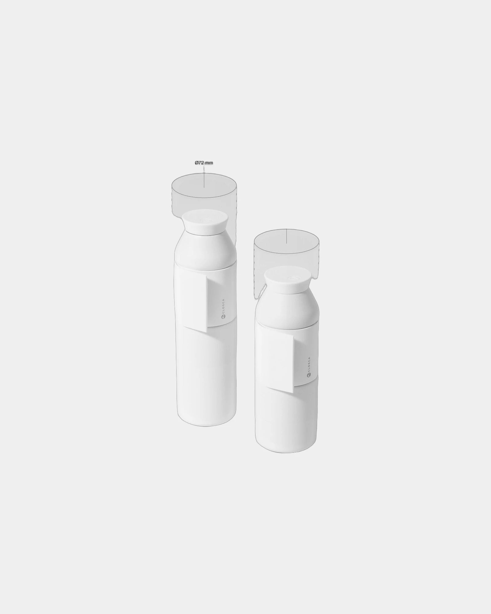 Custom stainless steel Closca 450ml travel bottle - 6