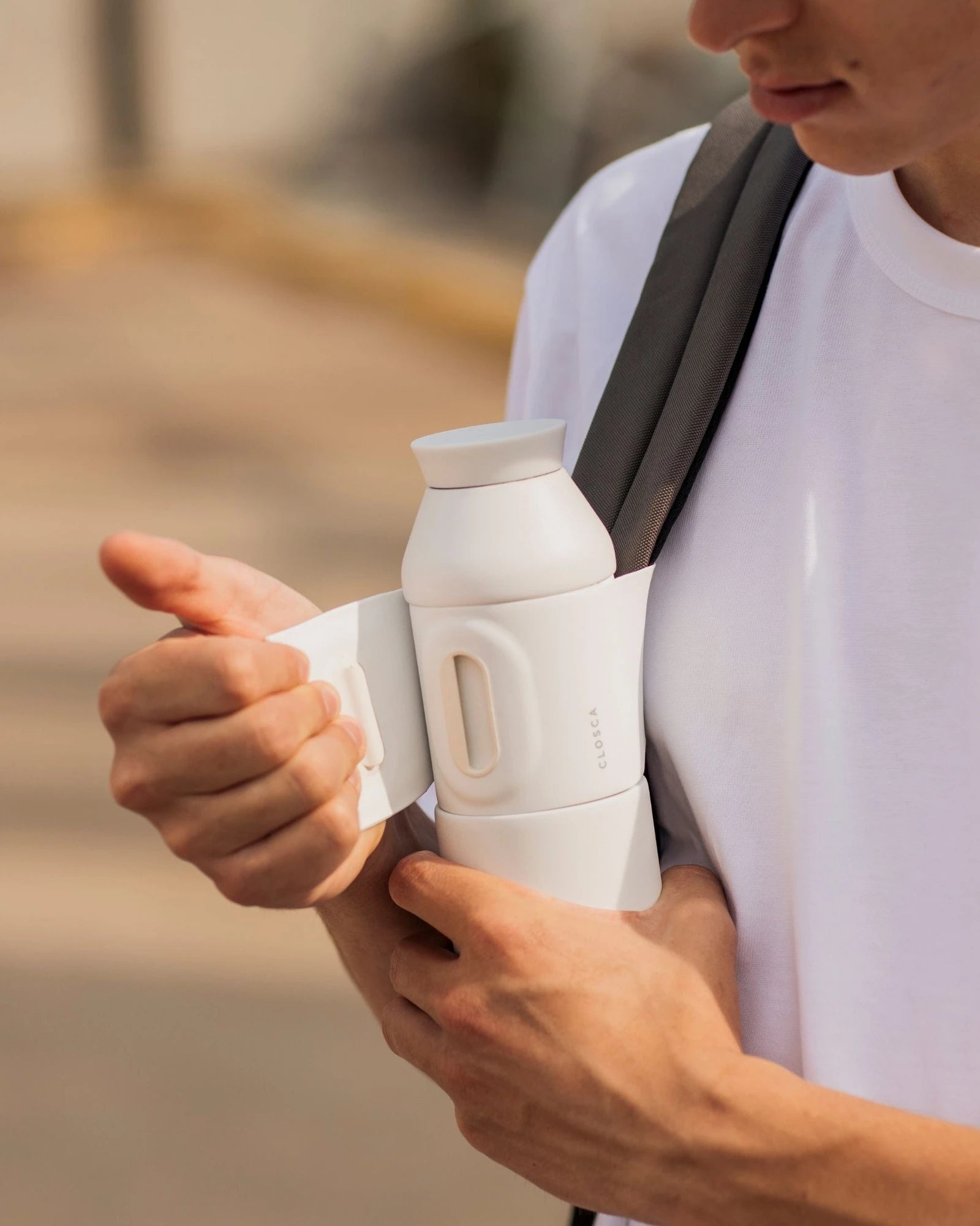 Custom stainless steel Closca 450ml travel bottle - 10