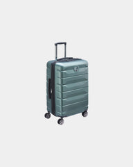 Custom expandable trolley suitcase Delsey AIR ARMOUR - Green