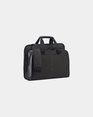 Custom recycled polyester satchel Delsey ARCHE - Black