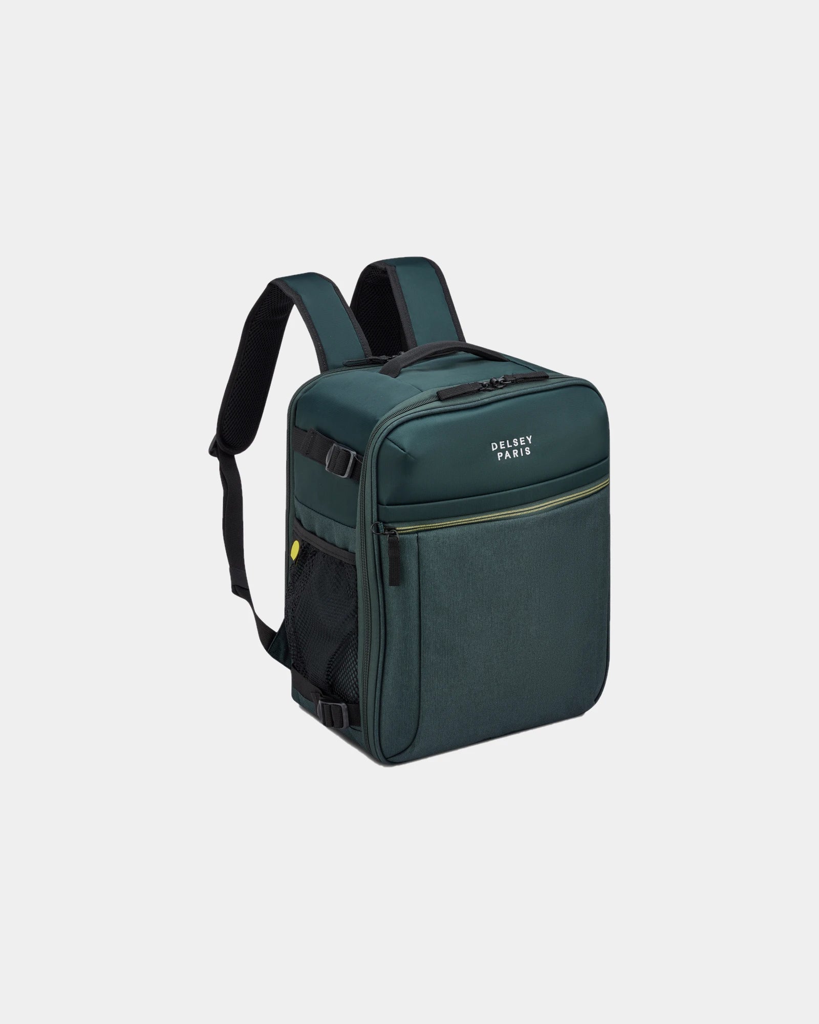 Custom recycled polyester backpack Delsey Brochant 3 - Pine