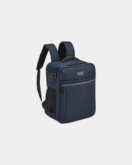 Custom recycled polyester backpack Delsey Brochant 3 - Navy
