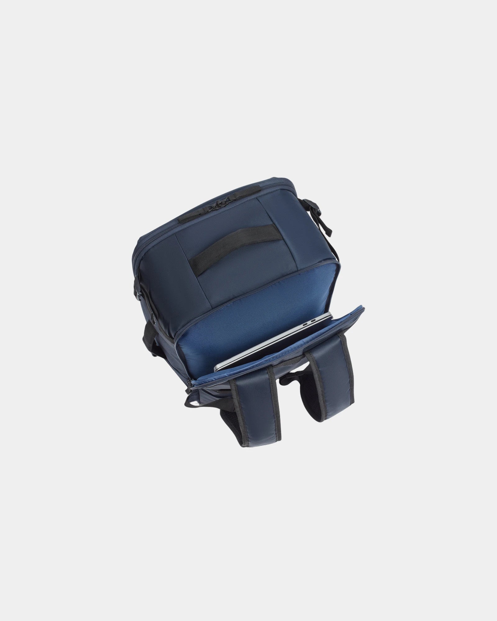Custom recycled polyester backpack Delsey Brochant 3 - 5