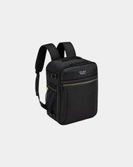 Custom recycled polyester backpack Delsey Brochant 3 - Deep Black