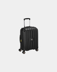 Custom polycarbonate cabin suitcase Delsey Carrousel 2 - Black