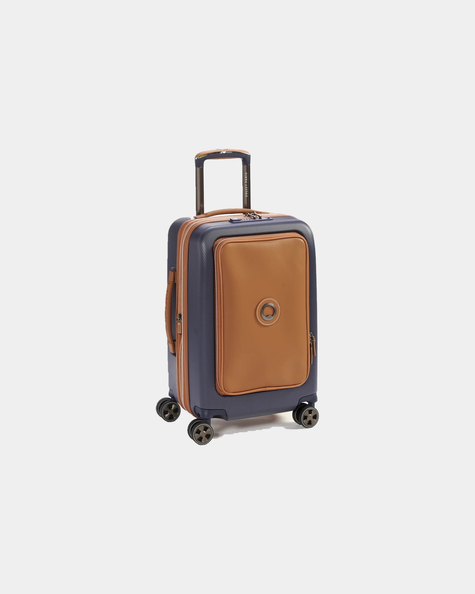 Custom polycarbonate trolley suitcase Delsey Chatelet Air 2 - Navy