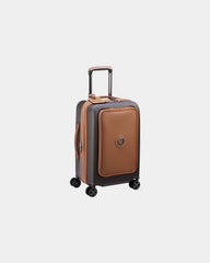 Custom polycarbonate trolley suitcase Delsey Chatelet Air 2 - Brown