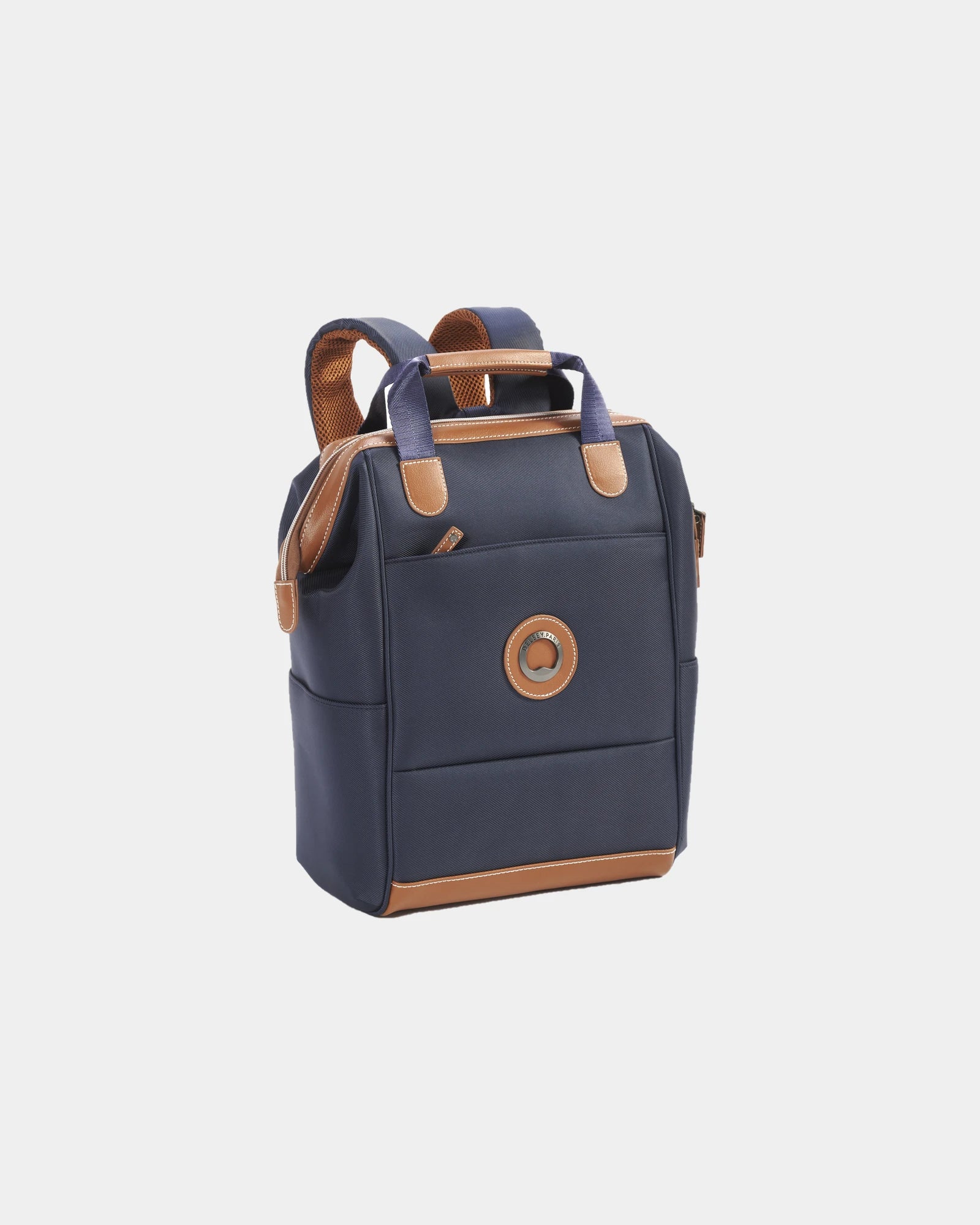 Custom recycled polyester backpack Delsey Chatelet Air 2.0 - Navy