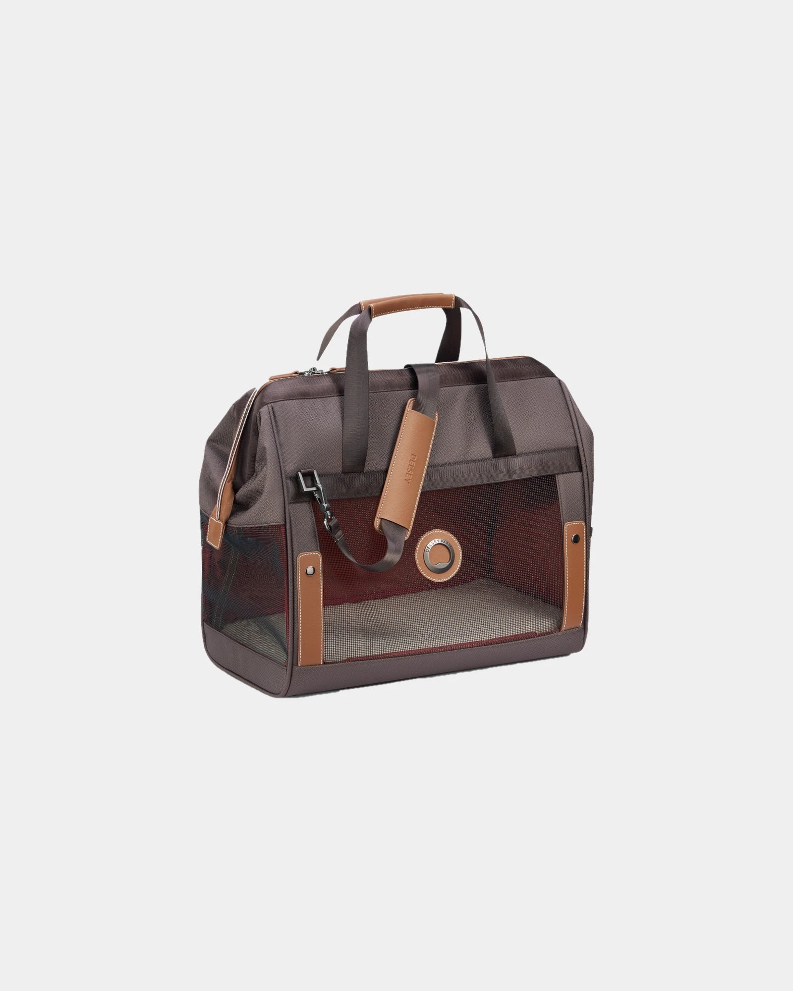 Custom polyester travel bag Delsey Chatelet Air 2.0 - Brown