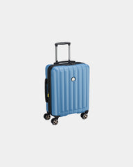Custom polycarbonate cabin suitcase Delsey Longitude - Blue