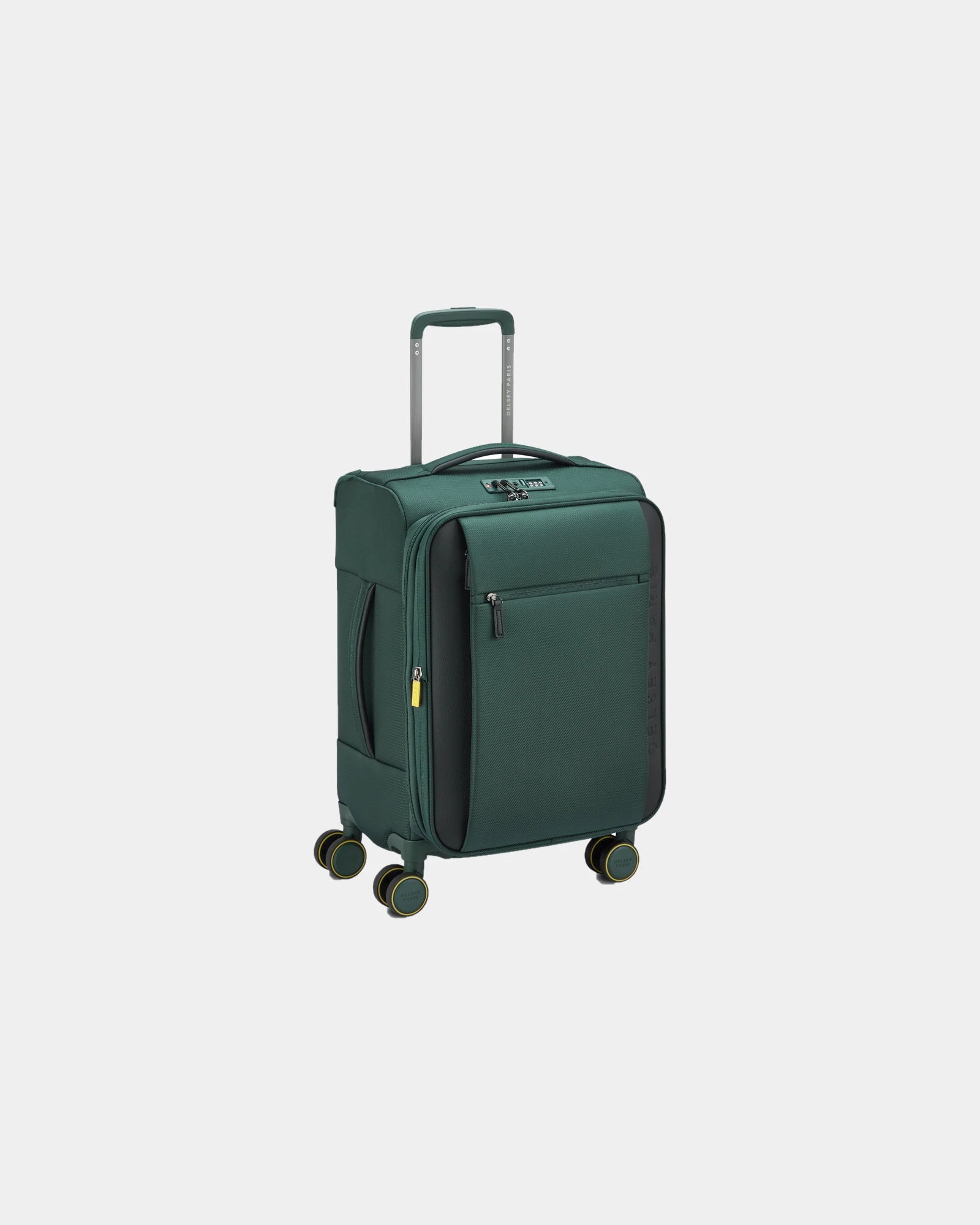 Custom recycled polyester cabin suitcase Delsey Montmartre 3 - Pine