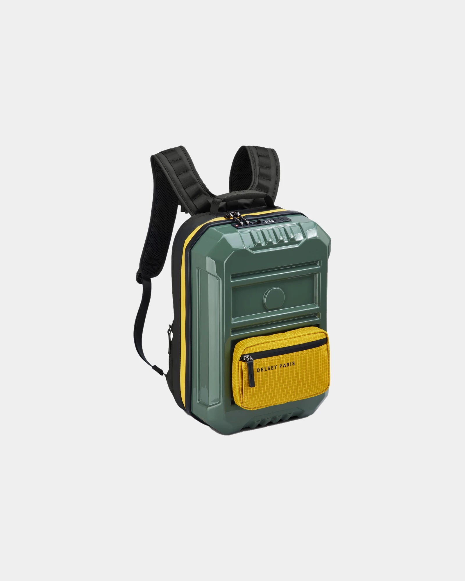 Custom polycarbonate Delsey Rempart 2.0 backpack - Army