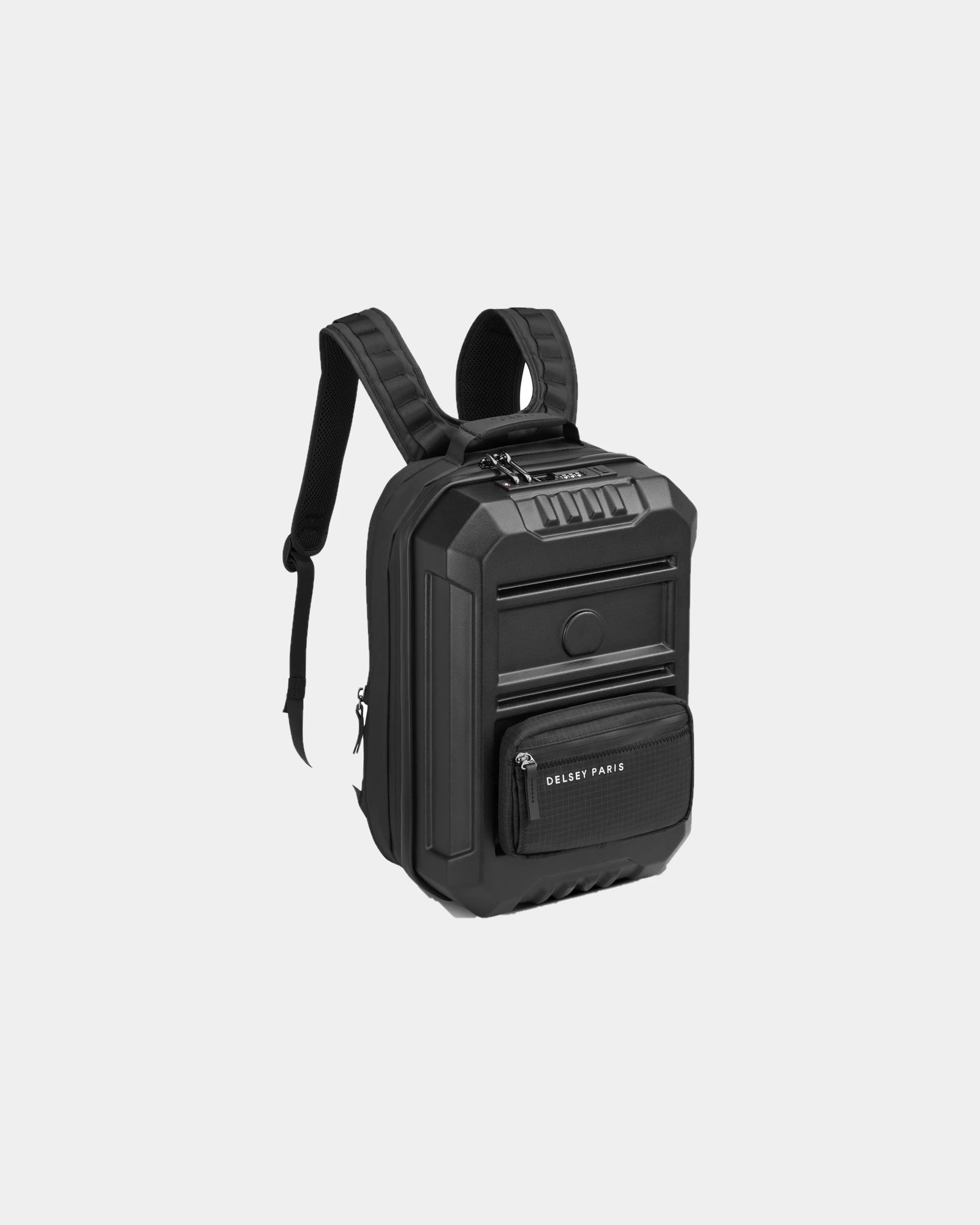 Custom polycarbonate Delsey Rempart 2.0 backpack - Black