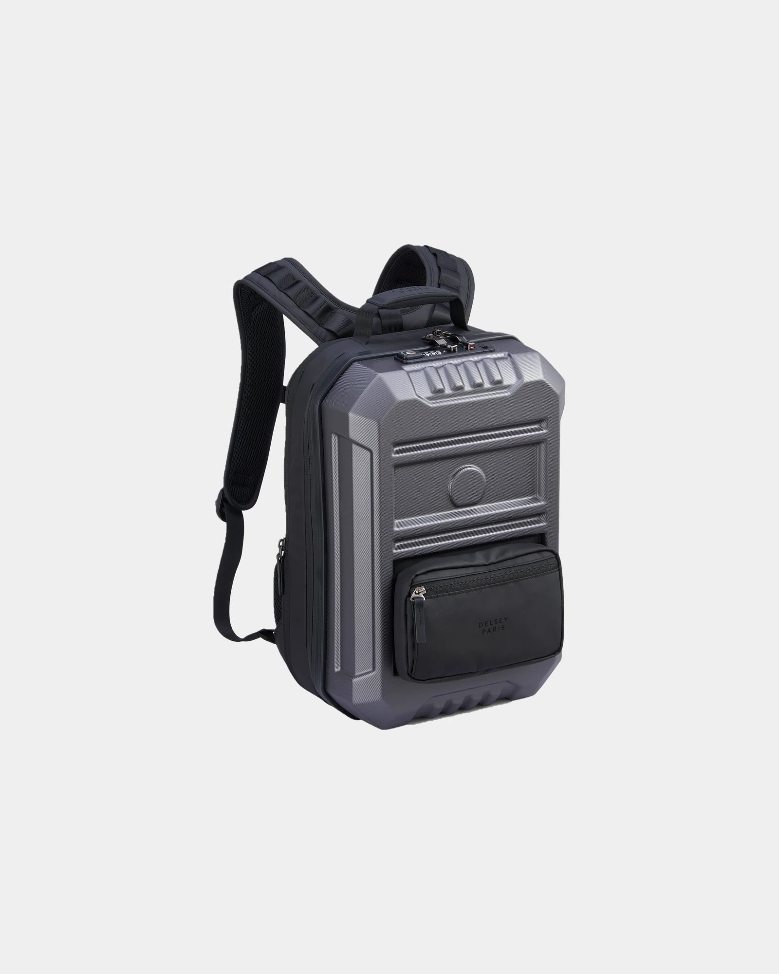 Custom polycarbonate backpack Delsey Rempart - Anthracite