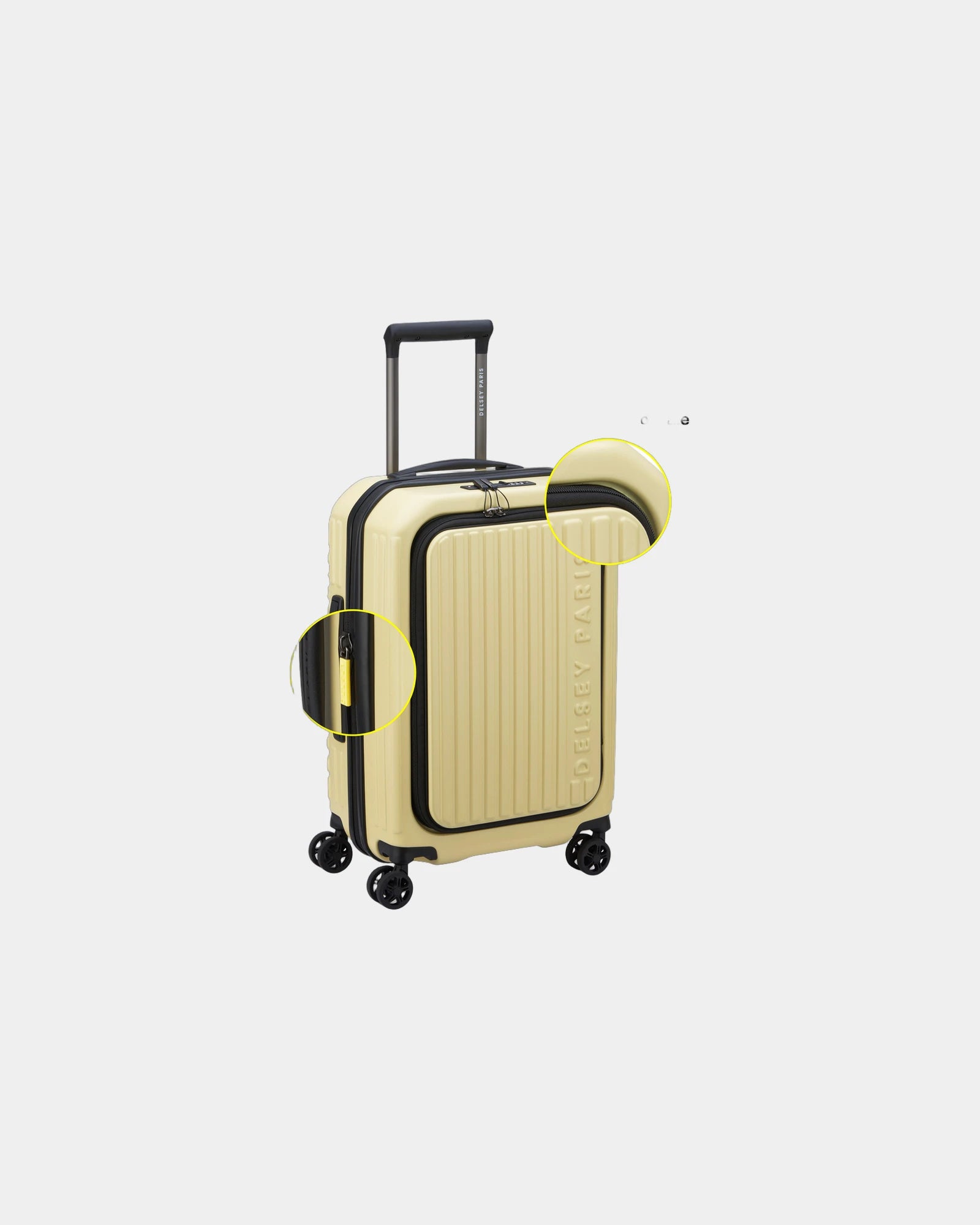 Custom polycarbonate cabin suitcase Delsey SECURITIME ZIP - 14